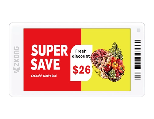 ZKC37S | 3.7'' Dot Matrix EPD Graphic Screen ESL