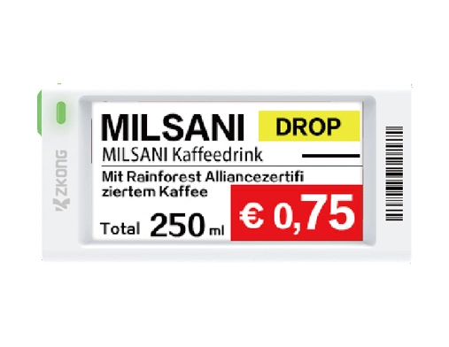 ZKC26V | 2.6'' Dot Matrix EPD Graphic Screen ESL