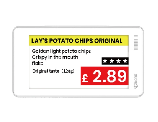 ZKC22B | 2.2'' Dot Matrix EPD Graphic Screen ESL