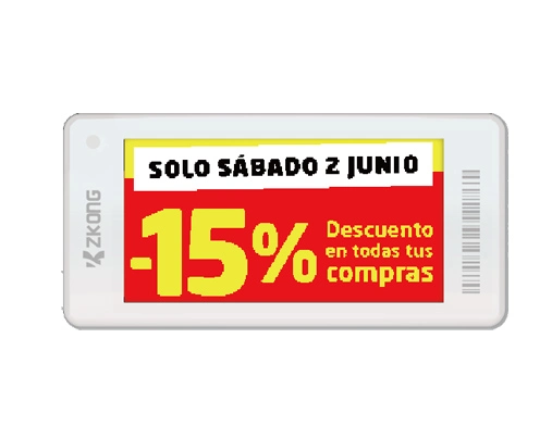 ZKC26B | 2.6'' Dot Matrix EPD Graphic Screen ESL