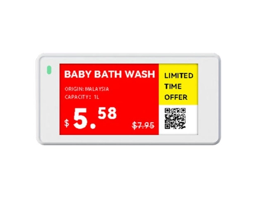 ZKC28Q-E4 | 2.8“ Dot Matrix EPD Graphic Screen ESL