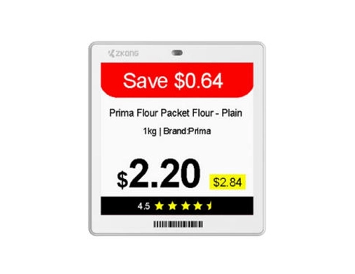 ZKC31Q-E4 | 3.1“ Dot Matrix EPD Graphic Screen ESL