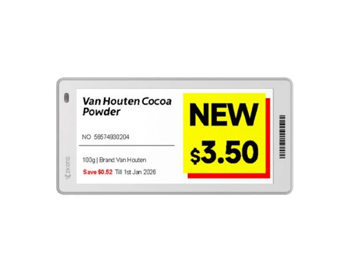 ZKC35Q-E4 | 3.5“ Dot Matrix EPD Graphic Screen ESL