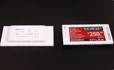 Zkong NFC esl 1.5 inch 2.13inch 2.6inch epaper electronic shelf label