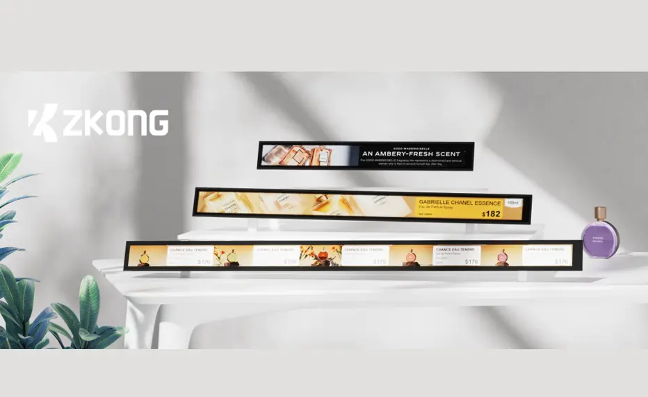 ZKONG Launches the New Bar-shape ESL Series, Redefine the Smart	Shelf Display