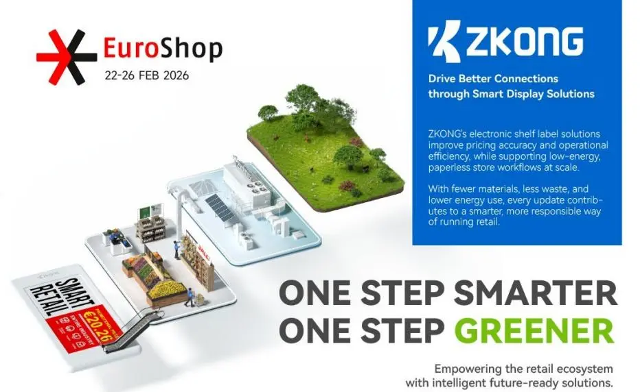 ZKONG Unveils Next-Generation Smart Retail Solutions at EuroShop 2026