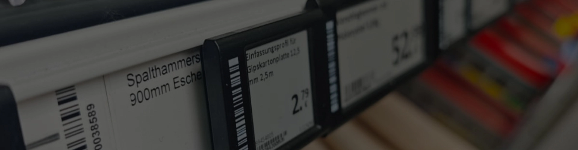 Electronic Shelf Labels & Digital Signage for DIY and Hardware Stores